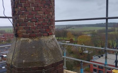 Schoorsteenblok Sint Jans Onthoofdingskerk Goirle